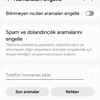 Şüpheli Numaradan Gelen Aramalar Hakkında Uyarı