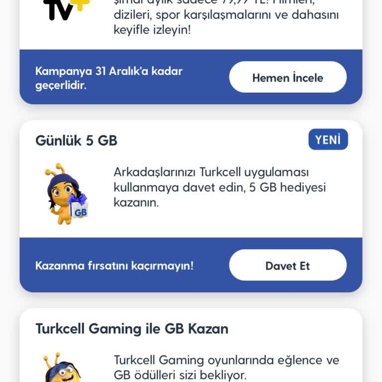 Turkcell'in Hediye Kampanyasında Yaşanan Sorun