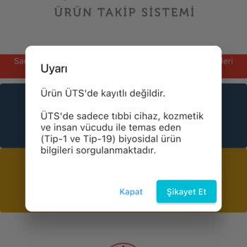ÜTS Kayıtsız Ürünlerle Hayal Kırıklığı
