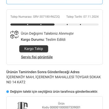Karaca Ve Kargo Firması Arasında Kaybolan Çay Makinesi
