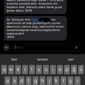 Yanlış İade Süreci Ve Teslimat Karmaşası