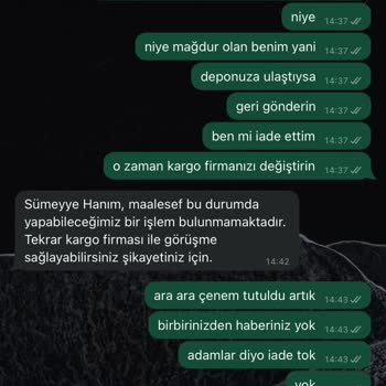 Yanlış İade Süreci Ve Teslimat Karmaşası