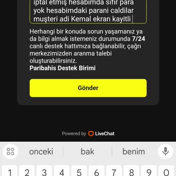 Kazancımın İptali Ve Hesap Sıfırlama Sorunu