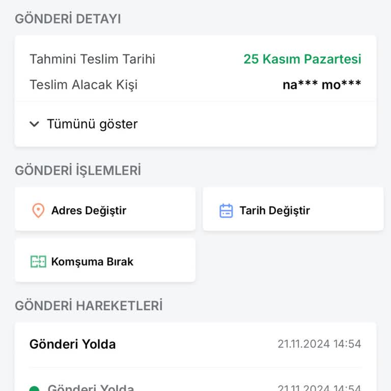 Trendyol Siparişim Yolda Kayıp