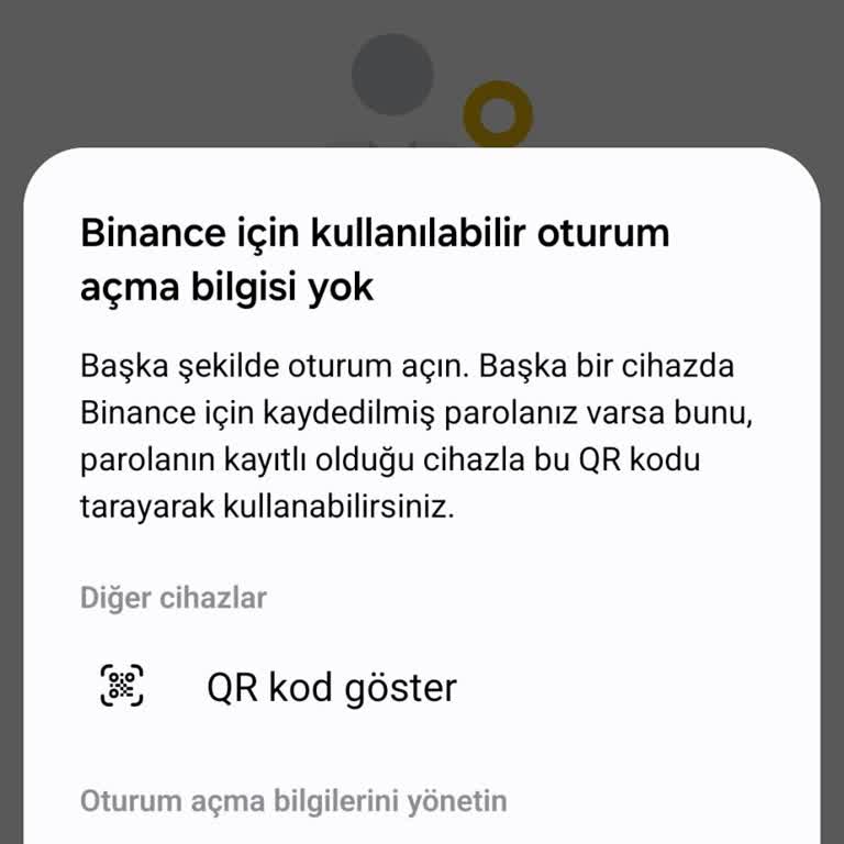 Binance Hesabına Erişim Sorunu