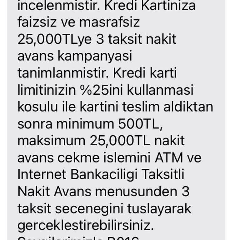 VakıfBank Nakit Avans Kampanyası Hayal Kırıklığı!