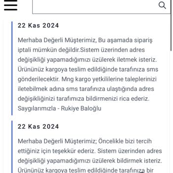 Adres Hatası Ve Kayıp Ürün Sorunu