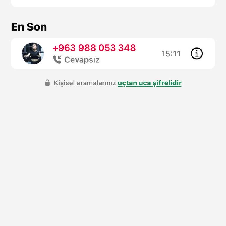Bilinmeyen Ülkeden Gelen Şüpheli WhatsApp Araması
