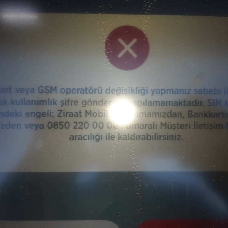 Ziraat Bankası Kart Şifre Sorunu Ve Müşteri Hizmetleri Erişimsizliği