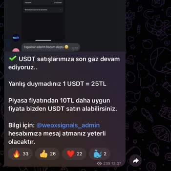 Weox Signals Telegram Grubunda Yaşanan Sorunlar