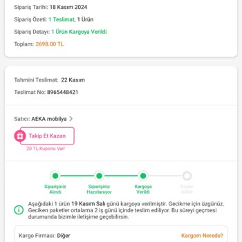 Evdemo Lojistik'in Teslimat Gecikmesi