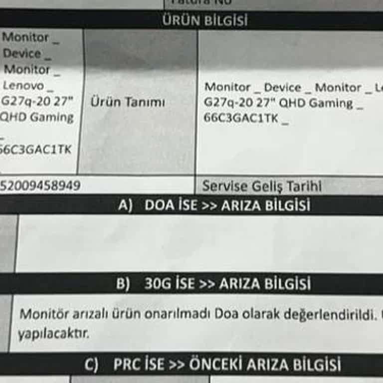 Yanlış Monitör Değişimi: Teknik Özelliklerde Düşüş