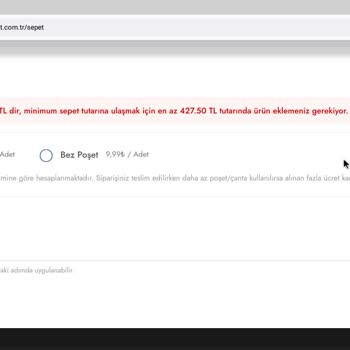 Ağırlık Kısıtlaması Müşteri Deneyimini Zorlaştırıyor