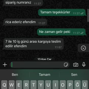 Avmpark'tan Sipariş Ettiğim Erzak Dolabı Hala Teslim Edilmedi