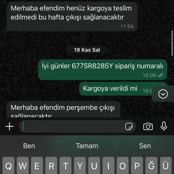 Avmpark'tan Sipariş Ettiğim Erzak Dolabı Hala Teslim Edilmedi