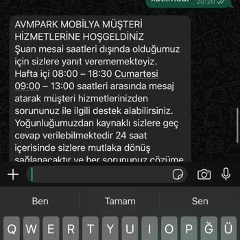Avmpark'tan Sipariş Ettiğim Erzak Dolabı Hala Teslim Edilmedi