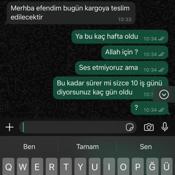 Avmpark'tan Sipariş Ettiğim Erzak Dolabı Hala Teslim Edilmedi