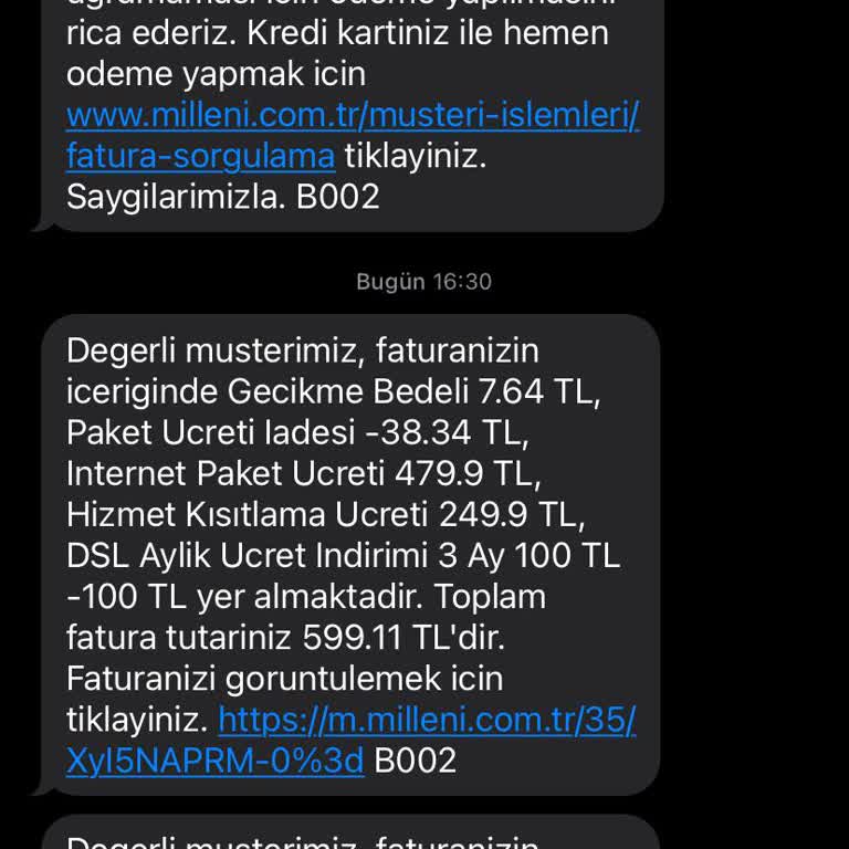 Millenicom Aboneliği İptal Sorunu Ve Fatura Problemi