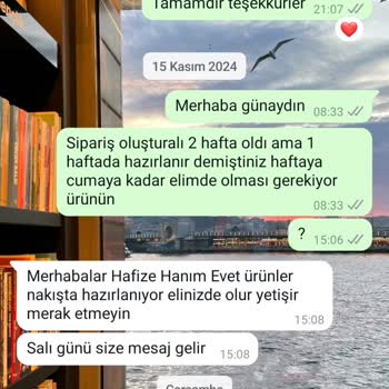 Sipariş Sorunu Ve İletişimsizlik