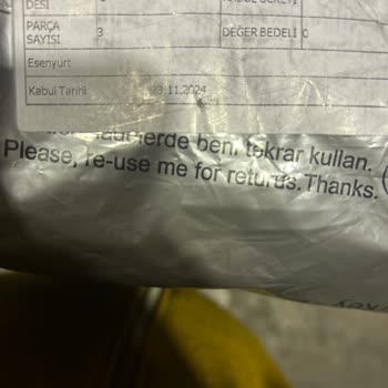 Eksik Ve Hatalı Ürün Gönderimi Sorunu