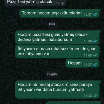 Burs Ödemesi Gecikmesi Mağduriyeti