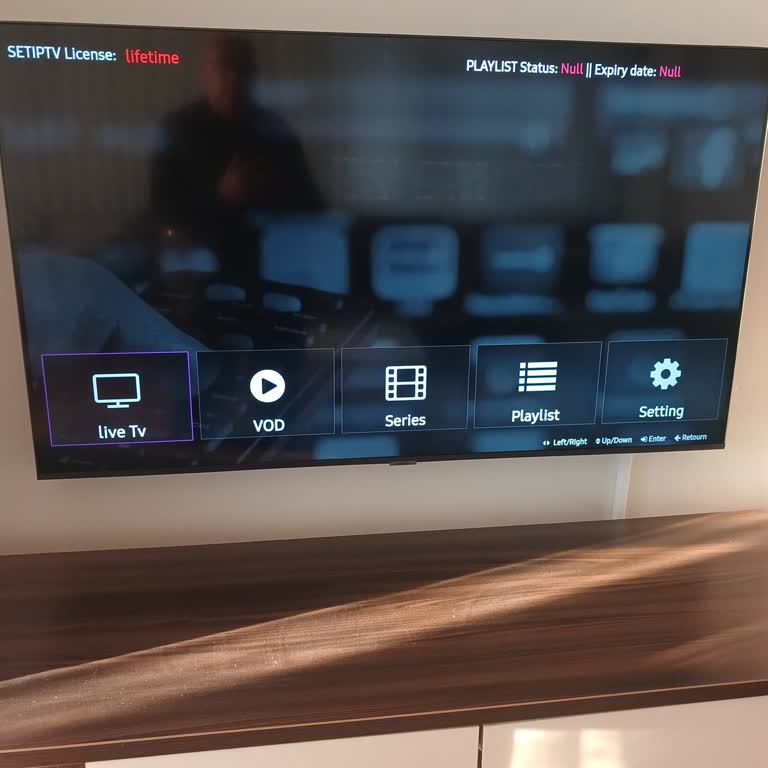 Samsung TV'de IP TV Uygulama Sorunu