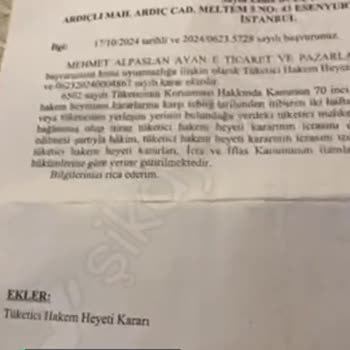 Reydeko Halı Ürün Teslimatı Yapılmadı!