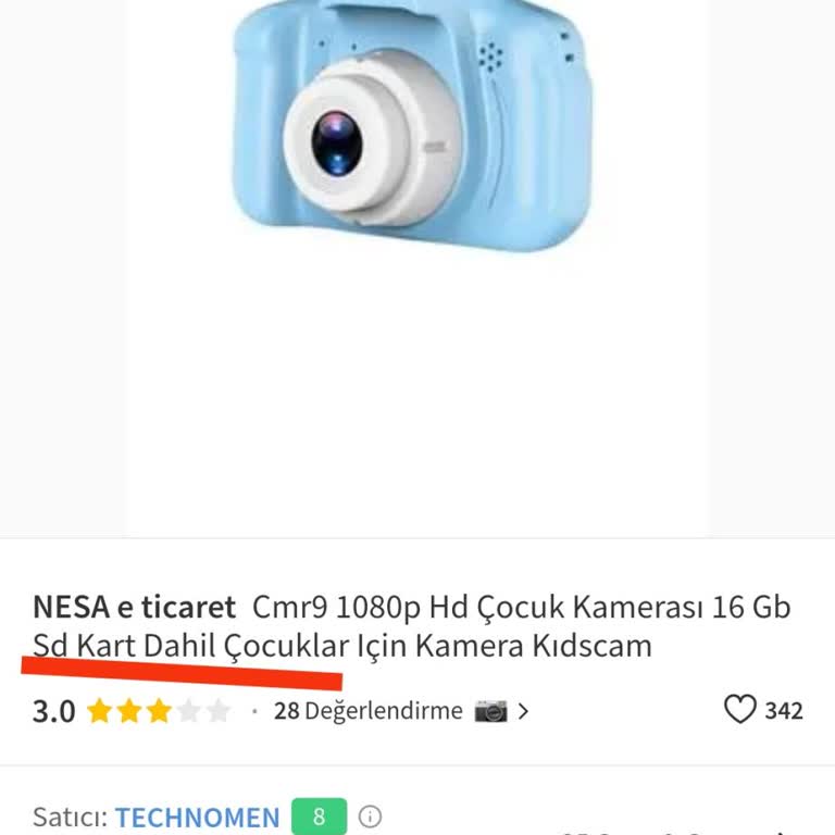 Eksik Ürün Teslimatı: Hafıza Kartı Sorunu