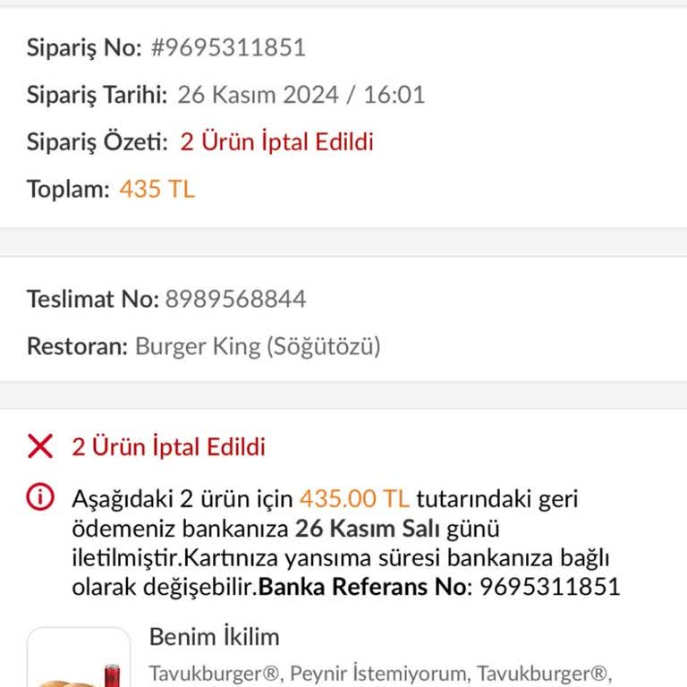 Kurye Tehdidi Ve Teslimat Sorunu