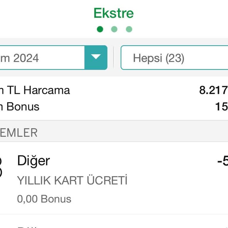 Bonus Kart Yıllık Aidat Ücreti Sürprizi
