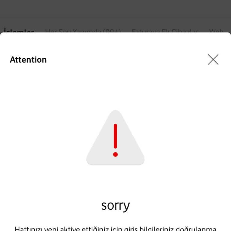 Vodafone Hediye Çarkı Ve Fırsatlar Dünyası Erişim Sorunu