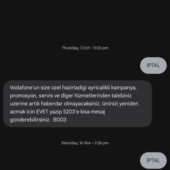 Vodafone'un Israrcı Kampanya SMS'leri Ve Kişisel Verilerin İhlali