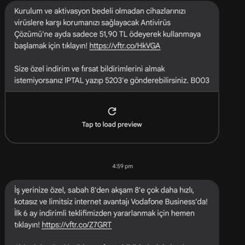 Vodafone'un Israrcı Kampanya SMS'leri Ve Kişisel Verilerin İhlali