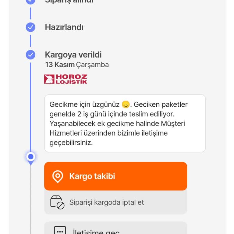 Kurutma Makinesi Kargoda Kayboldu Müşteri Hizmetleri Yetersiz