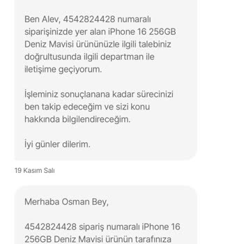 Yanlış Gönderilen Ürün Ve Yetersiz Müşteri Hizmetleri