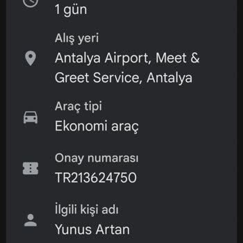 Pegasus Aracılığıyla Yapılan Araç Kiralama Mağduriyeti