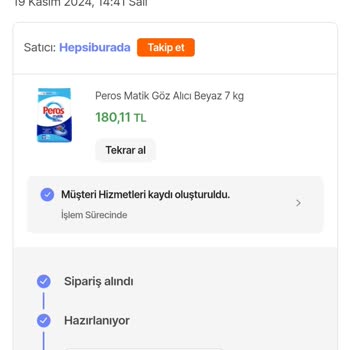 Hepsiburada'dan Stokta Olan Ürünüm Gönderilmiyor