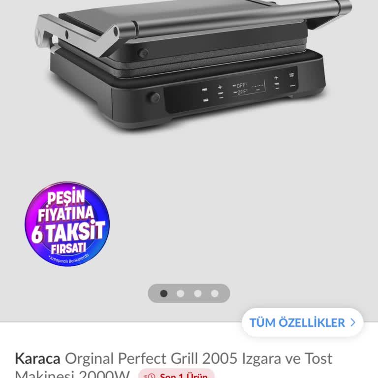 Karaca Tost Makinesi Değişiminde Mağduriyet