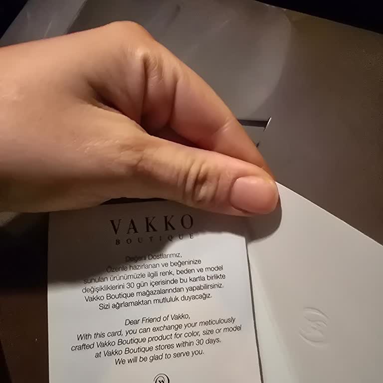 Vakko Değişim Kartına Rağmen Ürün Değişimi Yapılmadı