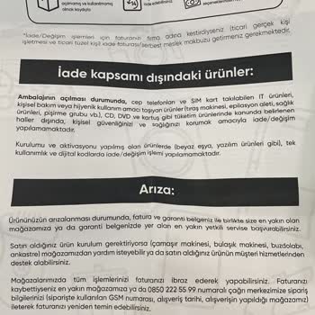 İade Taleplerinin Haksız Reddedilmesi
