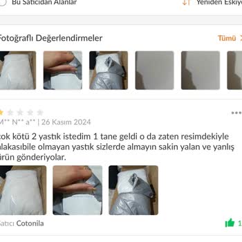 Yanıltıcı Ürün Ve İlgisiz Müşteri Hizmetleri