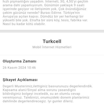 Turkcell Çekim Gücü Hayal Kırıklığı