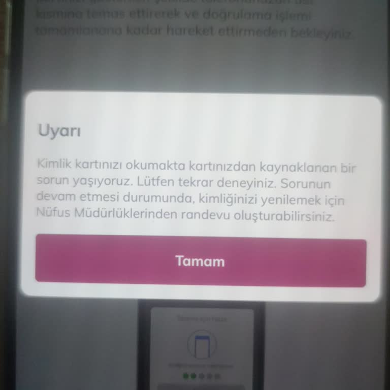 Kimlik Kartı Okuma Sorunu Ve Müşteri Hizmetlerine Erişim Zorluğu