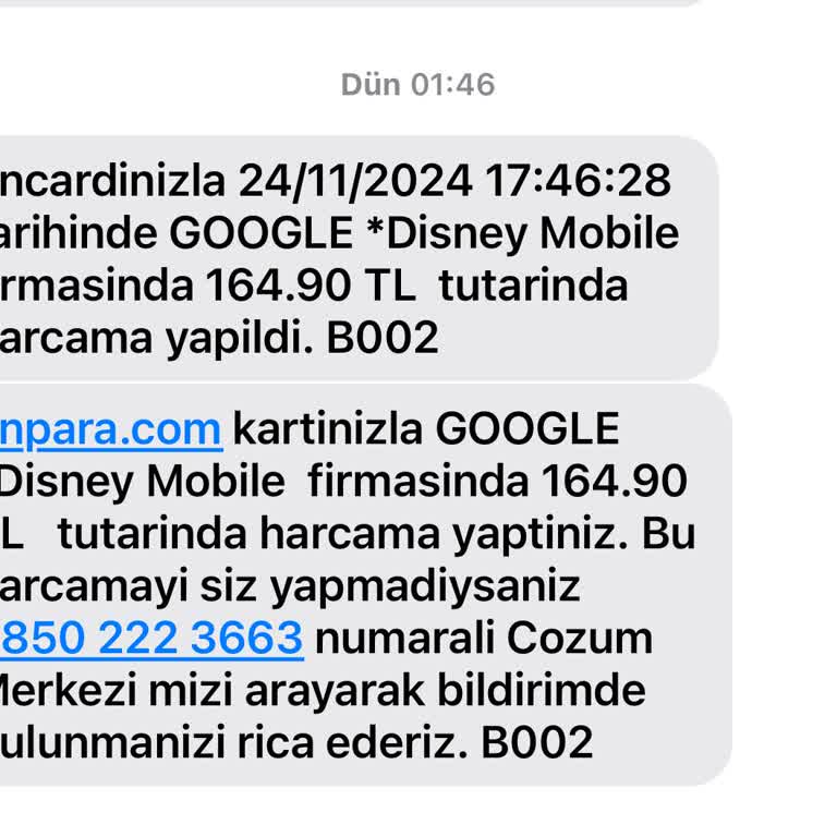 Disney Plus Üyelik İptali Sonrası Haksız Para Çekimi