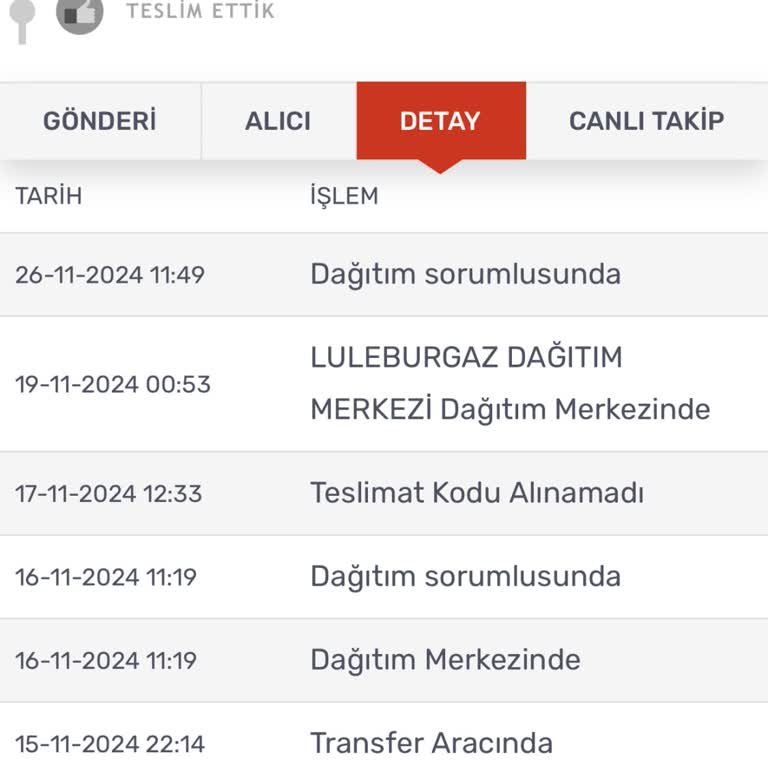 10 Gündür Teslim Edilmeyen Kargo