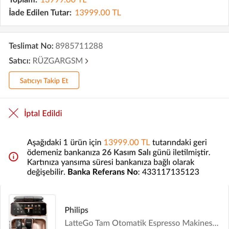 Sipariş İptali Ve Fiyat Artışıyla Mağduriyet