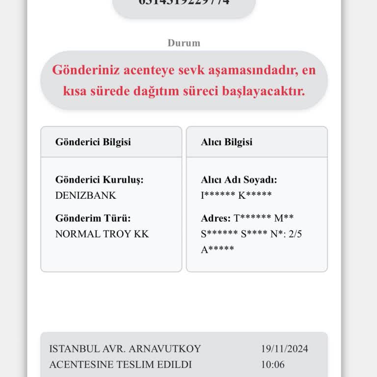 Kuryenet İle İletişim Sorunu Ve Geciken Teslimat