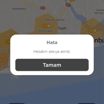 Haksız Şikayet Nedeniyle Askıya Alınan Hesap