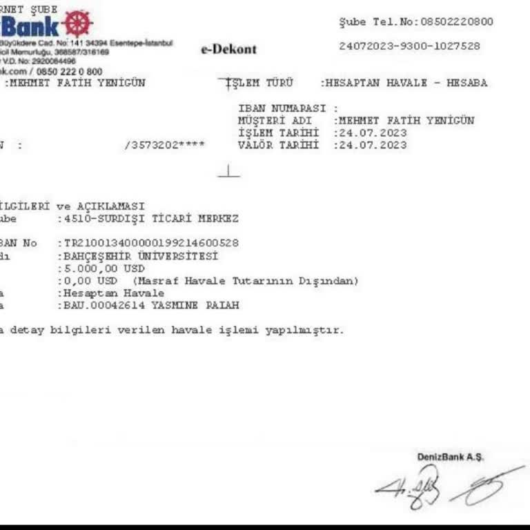 Bahçeşehir Üniversitesi'nde Depozito İadesi Mağduriyeti