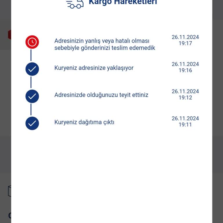 Yanlış Adres Bildirimi Ve Geç Teslimat Sorunu